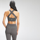Дамски спортен сутиен с кръстосани презрамки на гърба Tempo Repreve® - индиго - XS