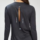 MP ženska Power majica ultra dugih rukava - crna - XS
