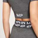 T-shirt court à manches courtes MP Curve pour femmes – Carbone foncé - XXS