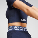 MP Women's Curve Crop Short Sleeve T-Shirt - Dark Galaxy Blue - XXS