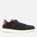 Barbour Men's Bushtail Nubuck Low Top Trainers - Navy