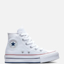 Converse Kids' Chuck Taylor All Star Eva Lift Hi - Top Trainers - White