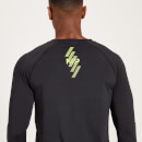 T-shirt d’entraînement à manches longues MP Linear Mark Graphic pour hommes – Noir - XS