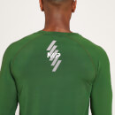 MP muška majica za trening dugih rukava Linear Mark Graphic – tamnozelena - XXS