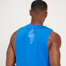 MP muška majica za trening bez rukava Linear Mark Graphic – postojano plava - S