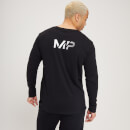 MP muška majica dugih rukava Fade Graphic – crna - XS