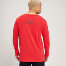T-shirt à manches longues MP Fade Graphic pour hommes – Rouge danger - XXS