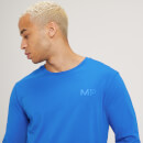 MP muška majica dugih rukava Fade Graphic – postojano plava - XS