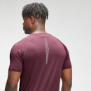 T-shirt à manches courtes à imprimé répétitif MP Mark Graphic Training pour hommes – Bordeaux - XS