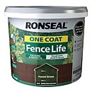 Ronseal One Coat Fence Life Forest Green - 9L