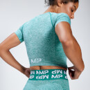 T-shirt court à manches courtes MP Curve pour femmes – Vert énergie - XXS