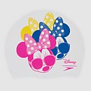 Bonnet de bain Enfant Minnie Mouse Slogan Imprimé Blanc