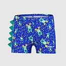 Infant Boy's Corey Croc Digital Aquashort Blue