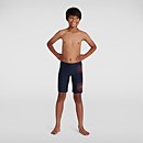 Jungen Tech Placement Schwimmhose in Marineblau