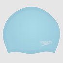 Bonnet de bain Unisexe Uni Moulé Silicone Bleu