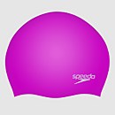 Unisex Plain Moulded Silicone Badekappe in Pink
