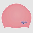 Kinder Plain Moulded Silicone Badekappe in Pink