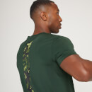 T-shirt à manches courtes et imprimé camouflage MP Adapt pour hommes – Vert foncé - XXS