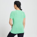 MP ženska majica za trening Performance – ledeno zeleni lapor s bijelom mrljom - XXS
