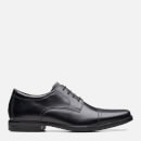 Clarks Men's Howard Cap Leather Oxford Shoes - Black