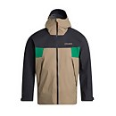 Men's Sky Hiker Waterproof Jacket - Beige / Grey / Green