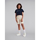 Women's Crop Short Sleeve Tee - Dark Blue