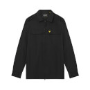 Men's Cotton/Nylon Overshirt - Jet Black
