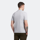 Men's Plain Polo Shirt - Light Grey Marl