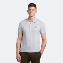 Men's Plain Polo Shirt - Light Grey Marl
