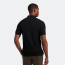 Men's Plain Polo Shirt - Jet Black