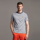 2 Colour Stripe T-shirt - Navy