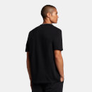 Branded Ringer T-shirt - Jet Black