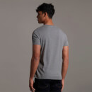 Men's Plain T-Shirt - Mid Grey Marl