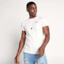 Men's Core Muscle Fit T-Shirt - White/Light Grey