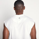 11 Degrees Core Cut Off Sleeve T-Shirt – White