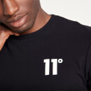 11 Degrees Core Cut Off Sleeve T-Shirt – Black