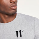 11 Degrees Core Cut Off Sleeve T-Shirt – Grey Marl