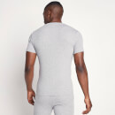 Men's Sustainable Loungewear Rib T-Shirt - Grey Marl
