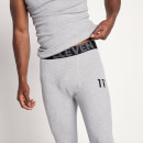 Men's Sustainable Loungewear Rib Pants - Grey Marl