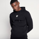 Men's Small Logo Pullover Hoodie - Black