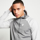 11 Degrees Cut And Sew Poly Track Top – Shadow Grey / Vapour Grey