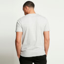 Camiseta Manga Corta Esencial Pack de 3 - Negro / Blanco / Gris Marl
