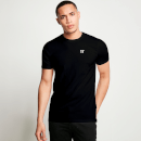 11 Degrees Men's 3 Pack Muscle Fit T-Shirt - Black/Black/Black