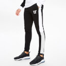 Men's Boxy Block Joggers Regular Fit - Black/Light Grey/White