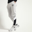 Men's Mercury Mesh Print Cut And Sew Joggers Skinny Fit - Vapour Grey