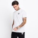 Men's Vertical Stripe T-Shirt – White/Black