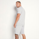 Men's Short Sleeve Raw Hem Sweatshirt – Grey Twill