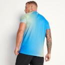 Camiseta Entallada Sun Burst - Azul / Verde aguacate