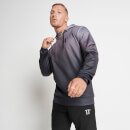 11 Degrees Text Fade Pullover Hoodie – Charcoal / Black