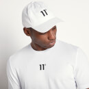 11 Degrees Baseball Logo Cap – White
